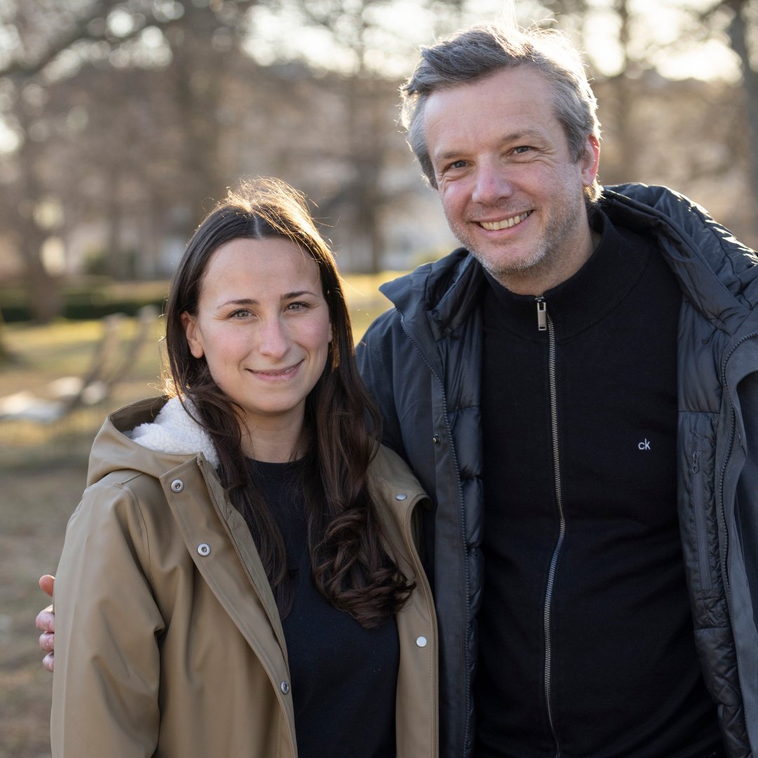 Sjoerd van Beers och Cristina Mordeglia